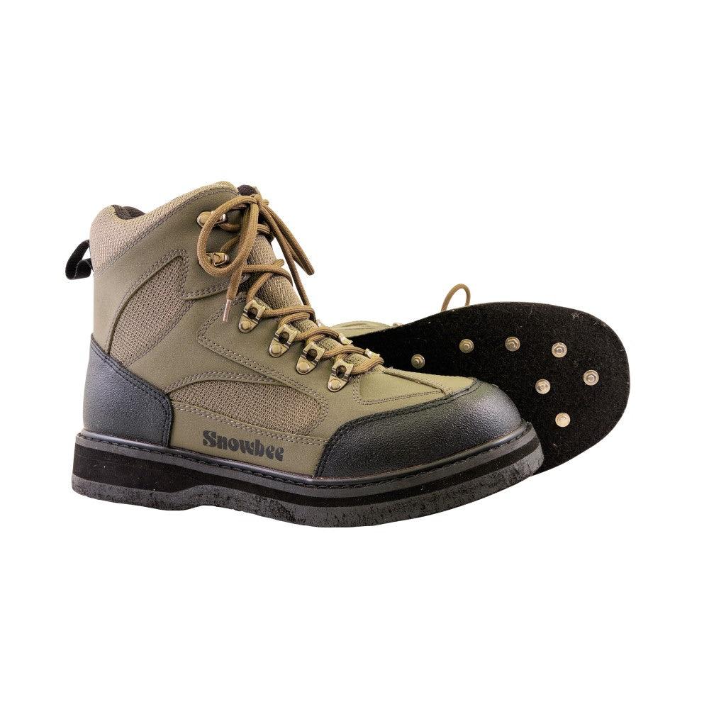 Snowbee Stream-Trek Wading Boots Studded Felt / Rubber Sole - 12 - 4Boats