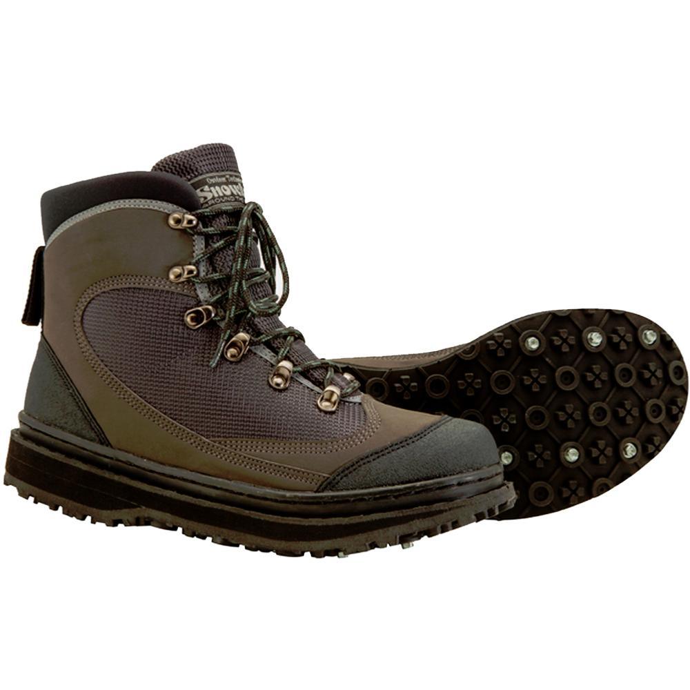 Snowbee Stream-Trek Wading Boots XS-tra Grip Rubber Sole - 10 - 4Boats