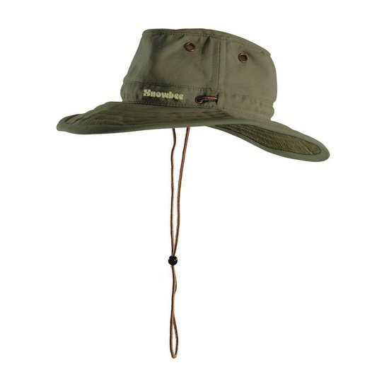 Snowbee Wide Brim Ranger Hat Olive Green - S - 4Boats