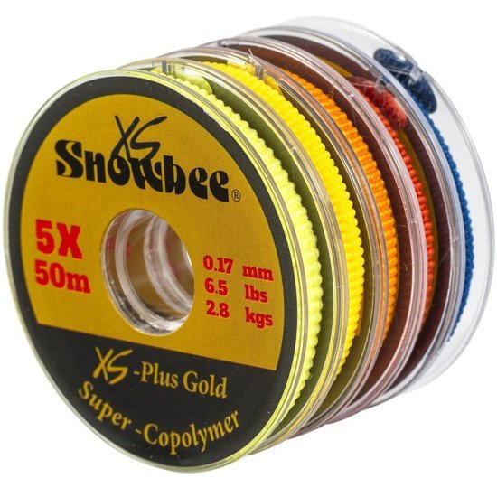 Snowbee XS-Plus Gold Super-Copolymer Line Clear 50m - 3.7lbs - 4Boats