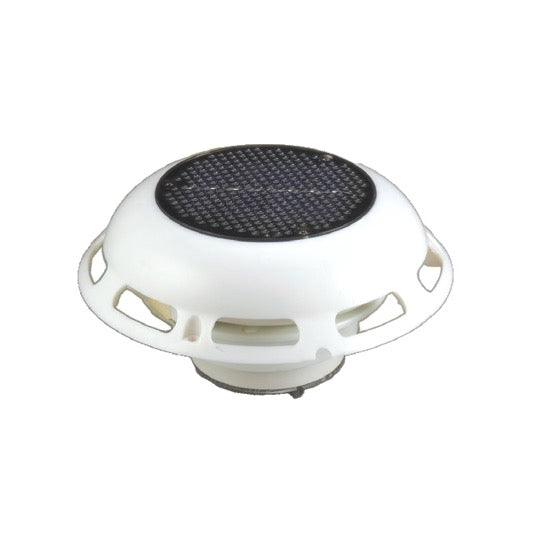 Solar Powered Ventilator, With Rechargeable Battery and Switch - 4Boats