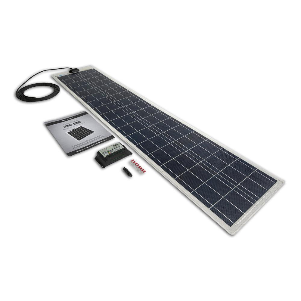 Solar Technology 60W Flexi Solar Panel Kit & 10Ah Charge Controller - 4Boats