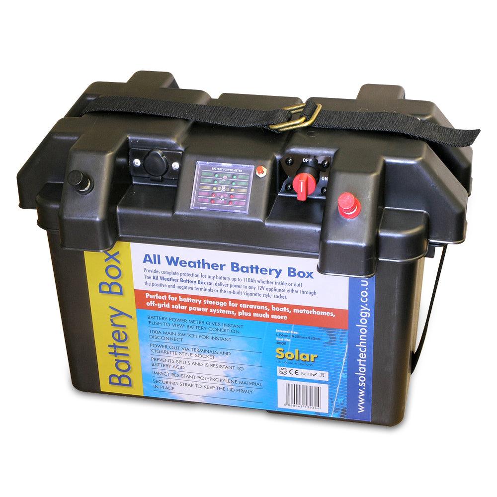 Solar Technology Deluxe All Weather Battery Box - 4Boats