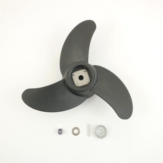 Spare Part – Protruar Outboard 3 blade Propeller set (9.3 inch) - 4Boats