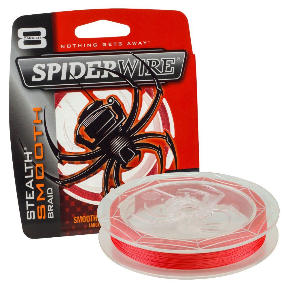 Spiderwire Smooth 8 Braid Red Fishing Line-0.35 mm-300 m - 4Boats