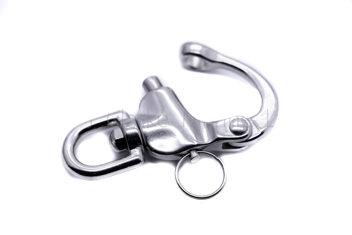 Spinnaker snap shackle 70mm and 87mm quick release A4 316 stainless steel - 4Boats