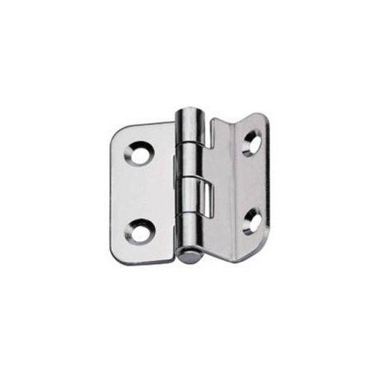 Square Doorstop Hinge Inox 316 Right With Angle 35mm x 35mm x 2mm - 4Boats