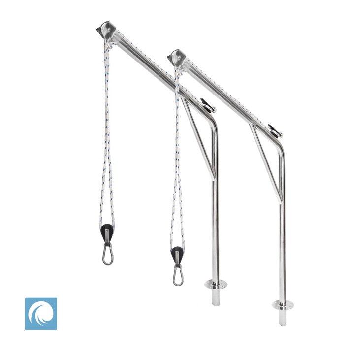 Stainless Steel Davits (Pair) – 120kg Load - 4Boats