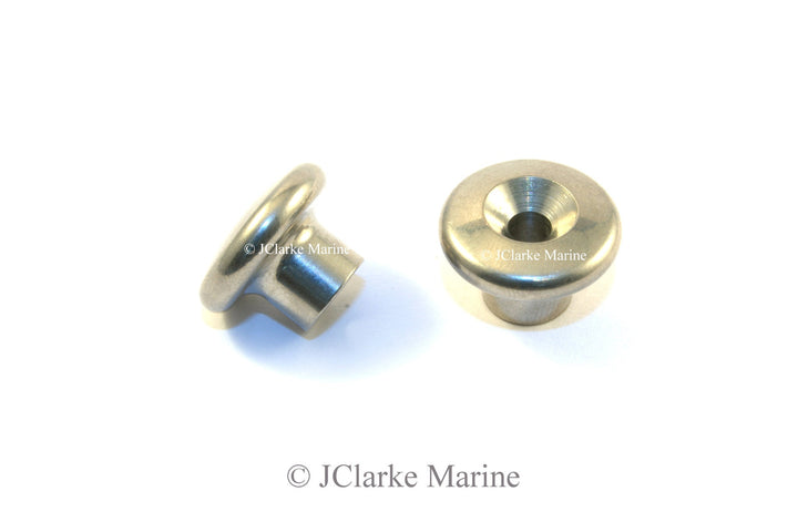 Stainless steel lacing button mushroom Type A 316 A4 marine grade - 4Boats