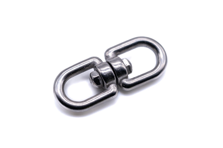 Stainless steel swivel eye shackle mooring 316 A4 marine grade boat chain link - 4Boats