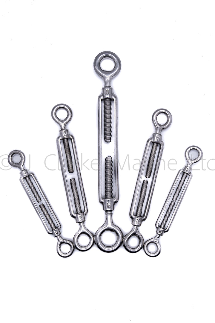 Stainless steel turnbuckle rigging screw eye to eye 316 A4 marine grade - 4Boats