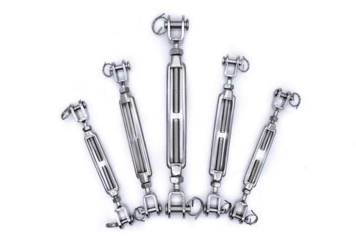 Stainless steel turnbuckle rigging screw jaw to jaw open body 316 A4 marine grade - 4Boats