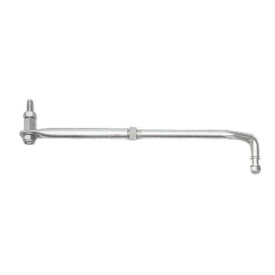 Stainless steel universal link arm kit for outboard engine steering system - 4Boats