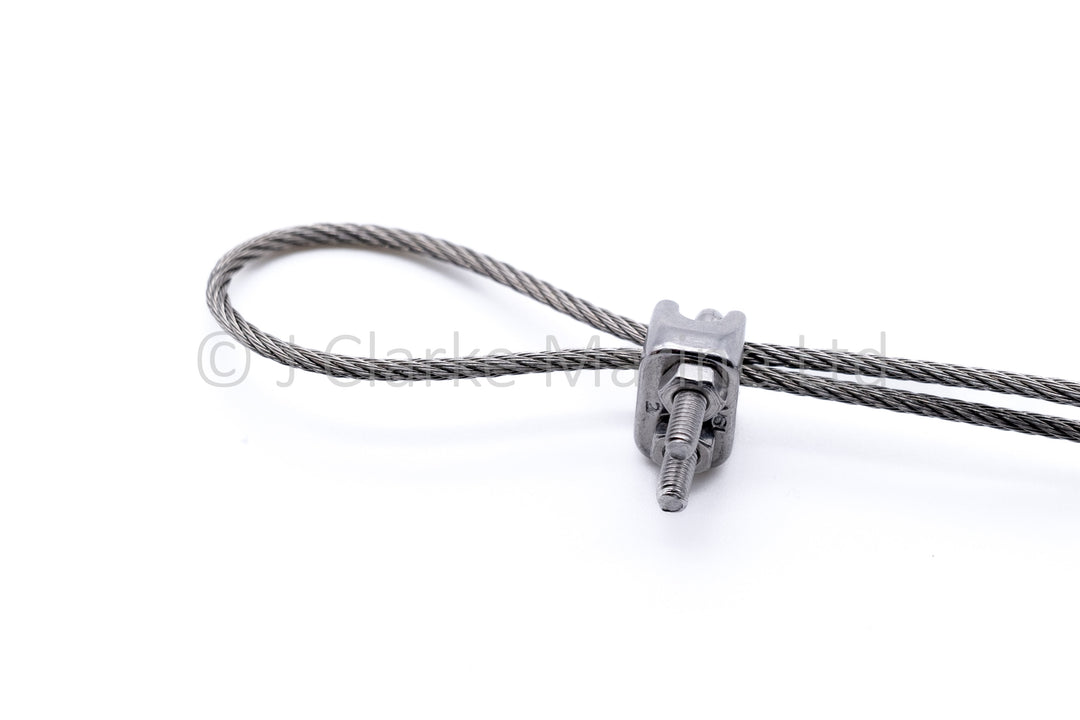 Stainless steel wire rope U bolt clamps / grips 316 A4 marine grade - 4Boats