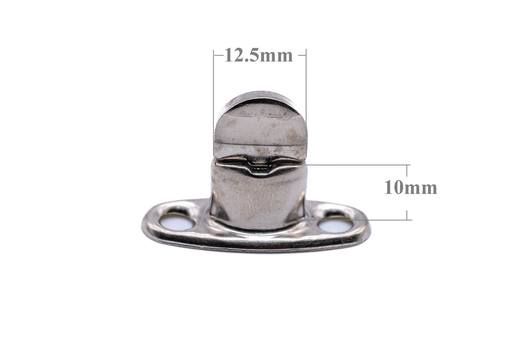 Standard Turnbutton fastener 10mm 2 hole base stud - 4Boats