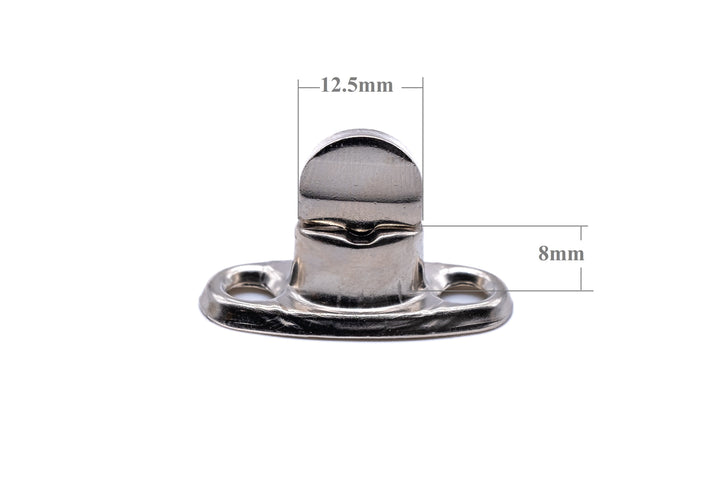 Standard Turnbutton fastener 8mm 2 hole base stud - 4Boats