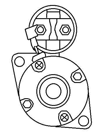 Starter Motor 879194371 for Cummins Mercruiser 1.7L 12V - 4Boats