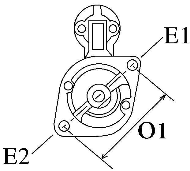 Starter Motor 879194371 for Cummins Mercruiser 1.7L 12V - 4Boats