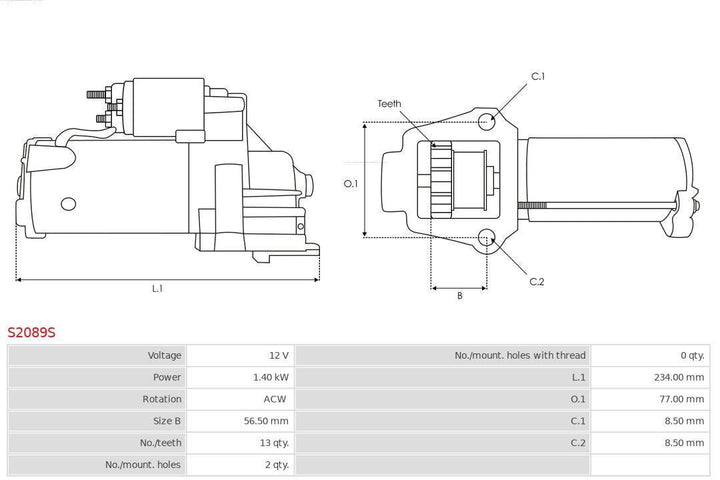 Starter Motor for Yamaha 2004-Up (F150- F250HP) 4-stroke 63P-81800, 6BR-81800 - 4Boats