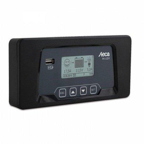 Steca PA LCD1 remote meter / display with 5m cable for Steca Solarix 20A dual battery solar charge controller - 4Boats