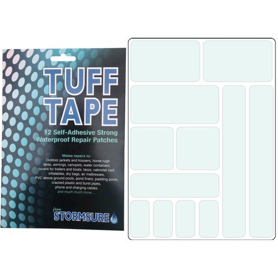 Stormsure Tuff-Tape Kit - 12 Patches - 4Boats