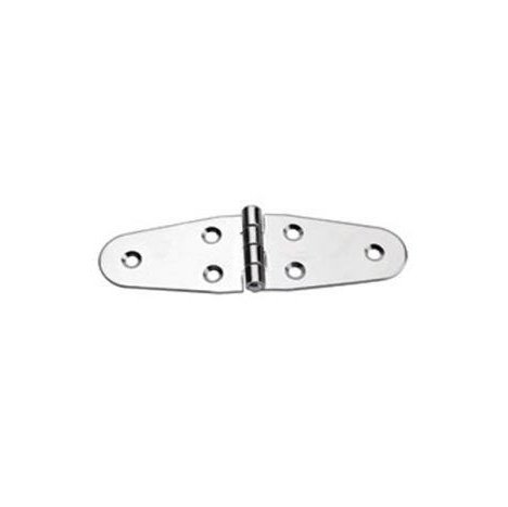 Strap Hinge Inox 316 Right 140mm x 40mm x 2mm - 4Boats