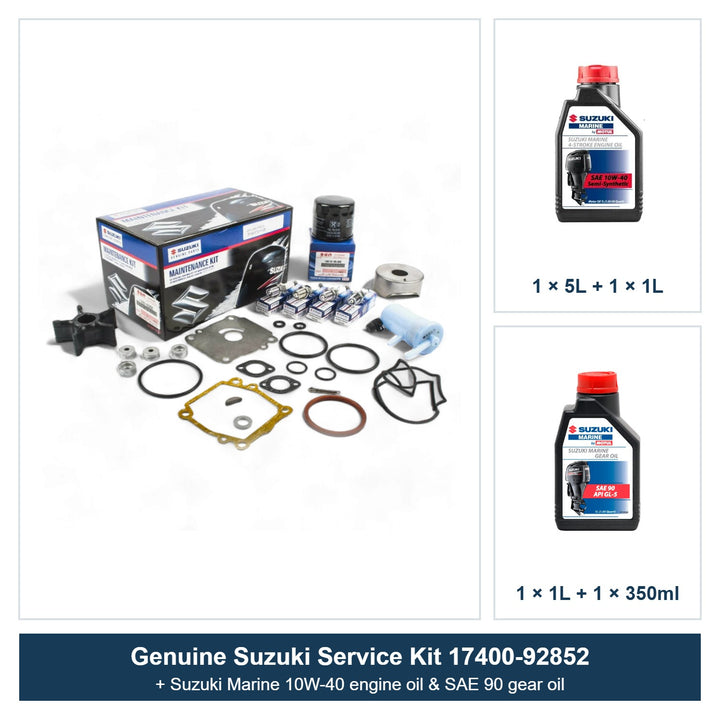 Suzuki DF140 Service Kit with Oils 17400-92852 (2010–2012)