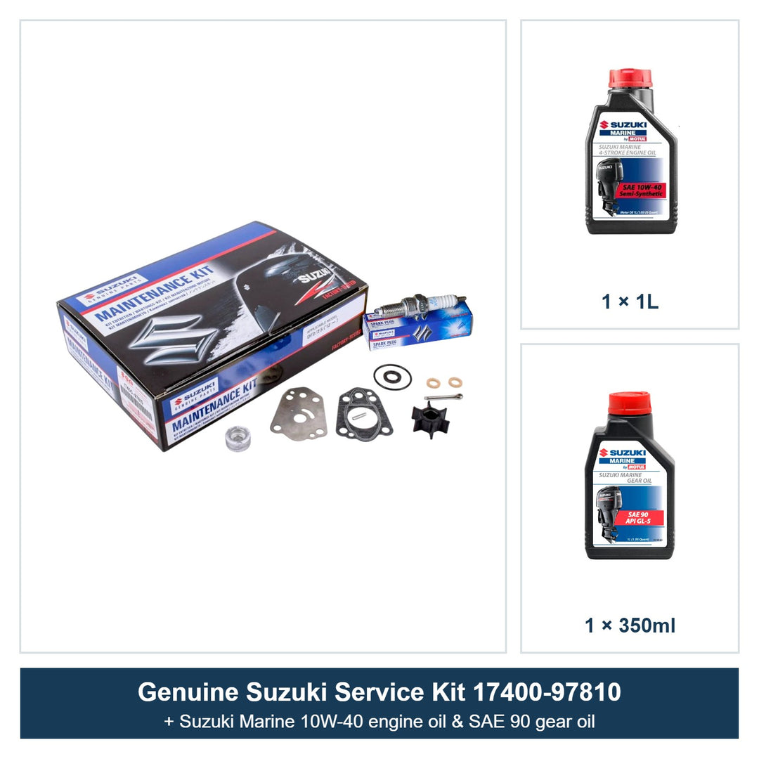Suzuki DF2.5 Service Kit with Oils 17400-97810 (2012+)