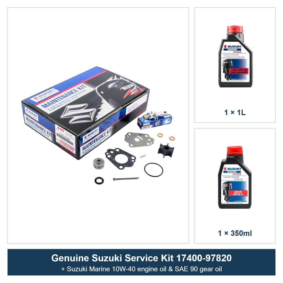 Suzuki DF2.5 Service Kit with Oils 17400-97820 (2006–2011)