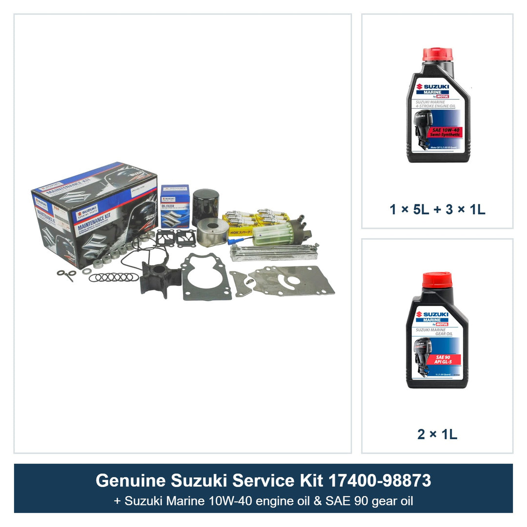 Suzuki DF325A DF350A Service Kit with Oils 17400-98873