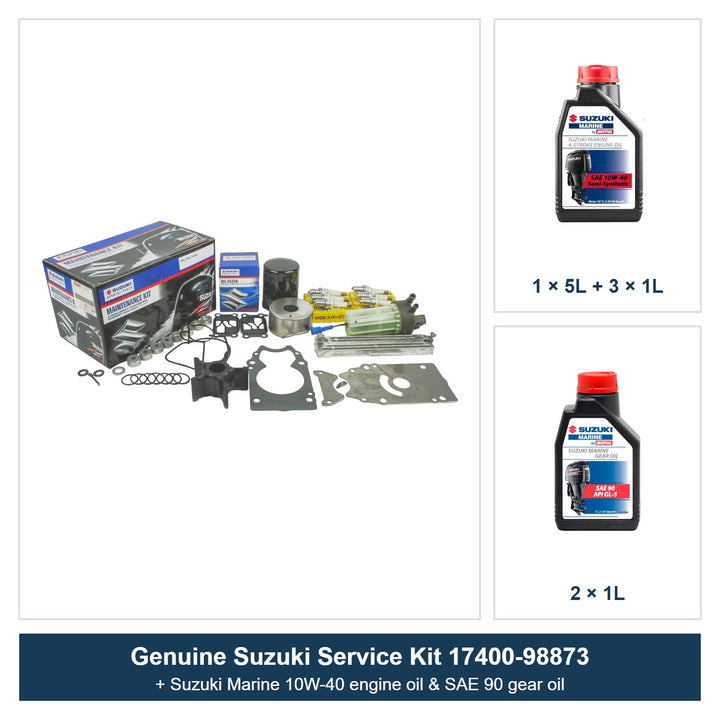 Suzuki DF325A DF350A Service Kit with Oils 17400-98873