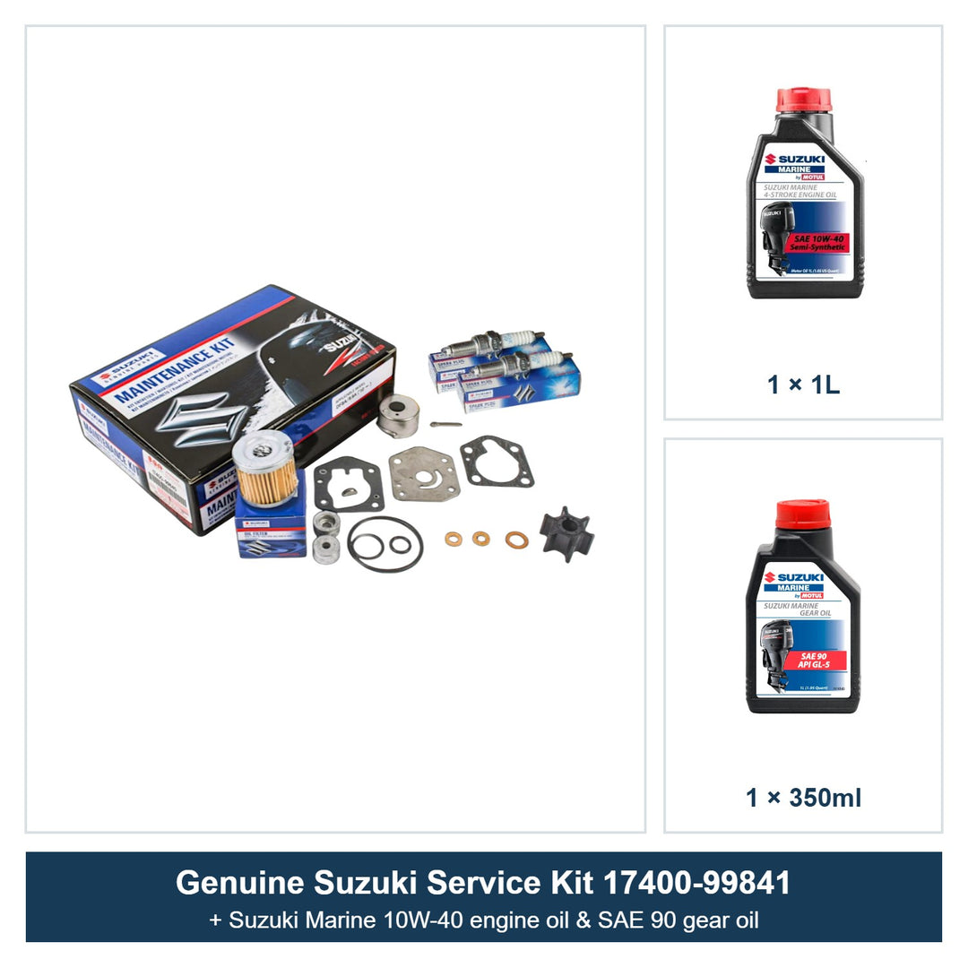 Suzuki DF8A DF9.9A Service Kit with Oils 17400-99841 (2010+)