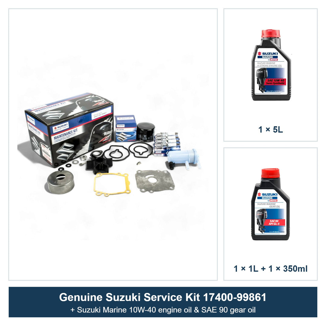 Suzuki DF60 DF70 Service Kit with Oils 17400-99861 (2008–2009)