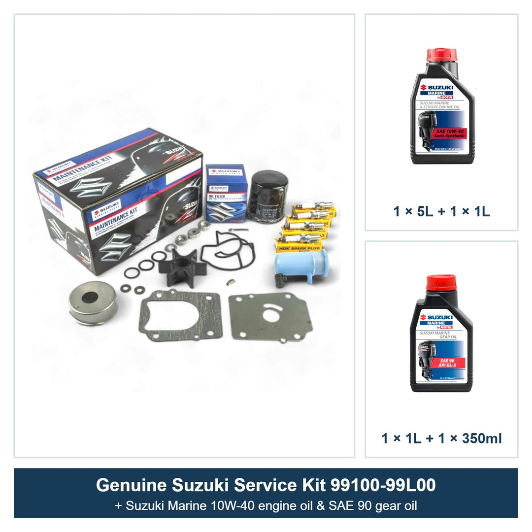 Suzuki DF100C DF115B DF140B(G) Service Kit with Oils 99100-99L00 (2022+)