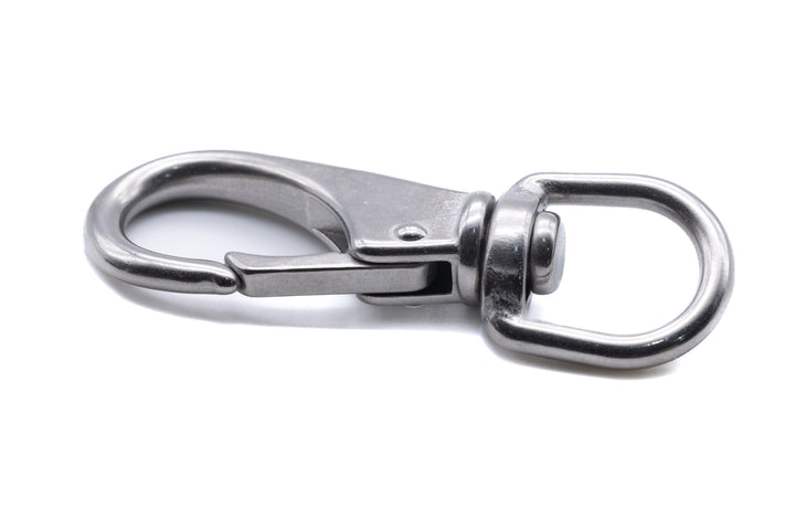 Swivel eye bolt spring snap hook marine grade A4 316 stainless steel - 4Boats