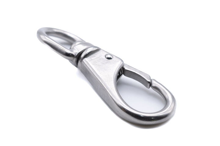 Swivel eye bolt spring snap hook marine grade A4 316 stainless steel - 4Boats