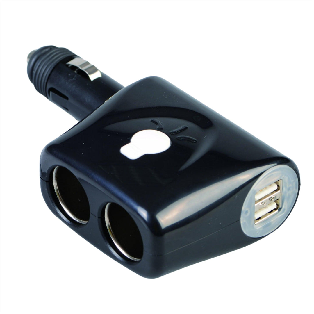 Talamex 12V Twin Socket Adapter + 2 Usb - 4Boats