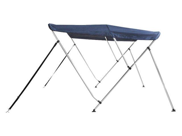 Talamex Bimini Top Deluxe 3-Bow, Navy Blue (183 x 200-213 x 117 cm) - 4Boats