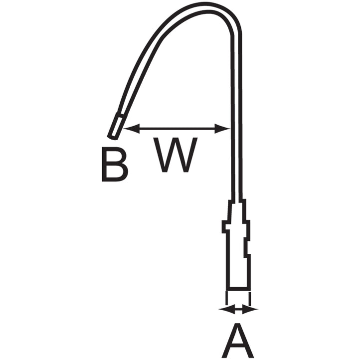 Telescopic Boat Gaff 800-1205mm Aluminum Pole Inox Hook 100mm