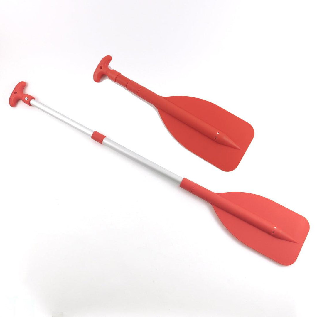 Telescopic Mini Paddle, High Visibility Orange, 107cm (max) length - 4Boats