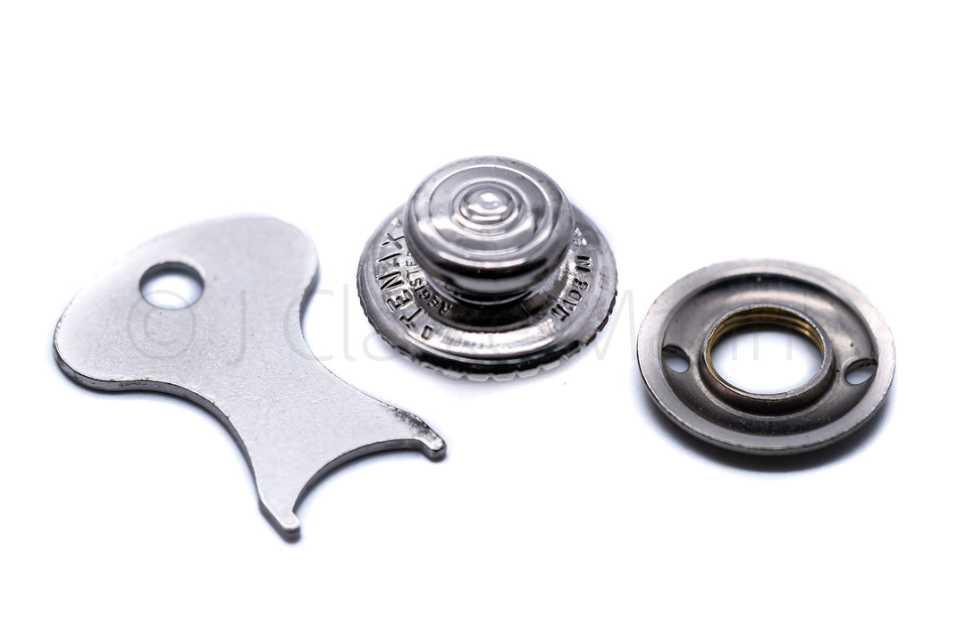 Tenax fastener button and 2 hole base set - 4Boats