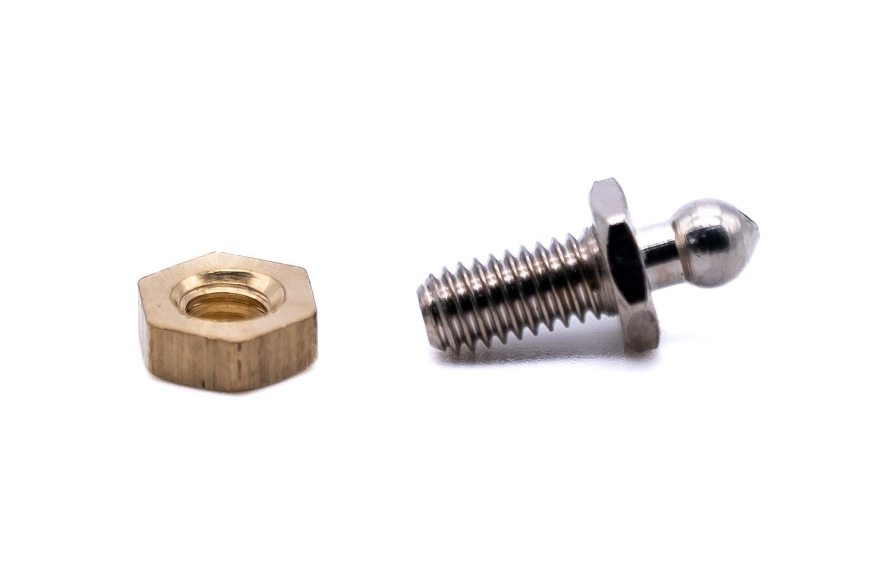 Tenax fastener machine threaded 10mm stud and nut 2BA thread Made in ...