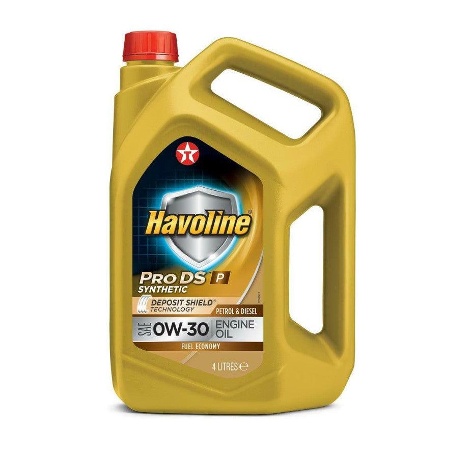 Texaco Havoline ProDS P SAE 0W30 Fully Synthetic Engine Oil - 4 Litre - 804037MHE - 4Boats