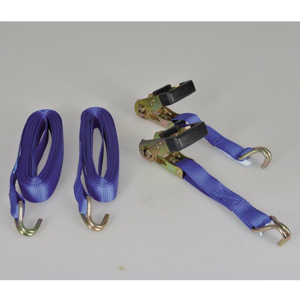 Tie-Down With Ratchet & J-Hook 28MM 6.0M - 4Boats