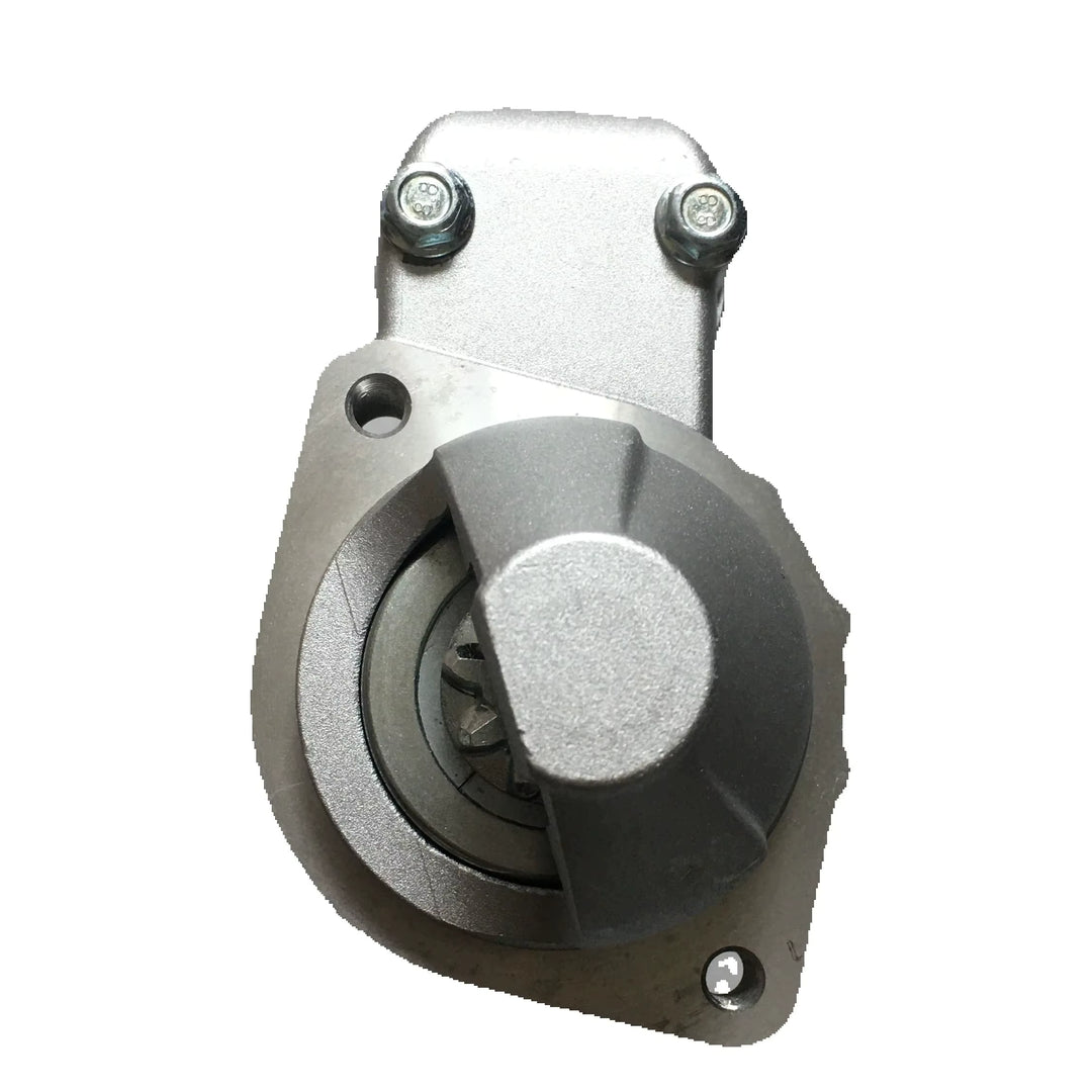 Tohatsu starter motor 3KY-76010-0 for MFS40–MFS140A outboards – mounting flange, front view