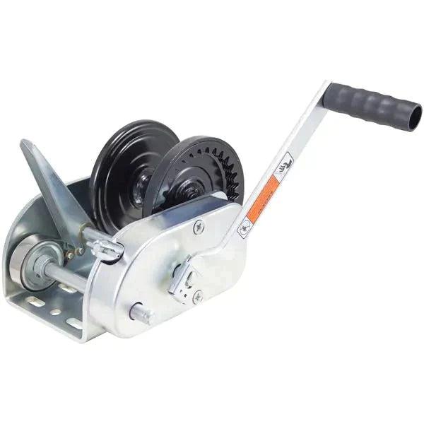 Two Speed Pulling Winch with Reversible Ratchet & Hand Brake - 4Boats