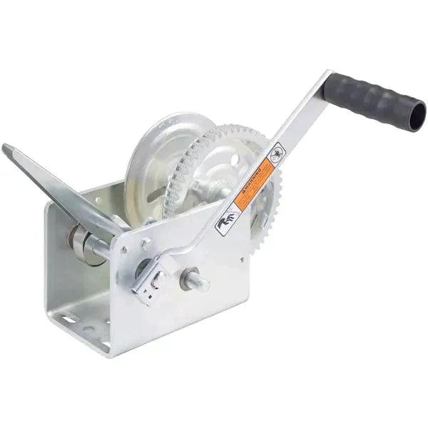 Two Speed Pulling Winch with Reversible Ratchet & Hand Brake - 4Boats