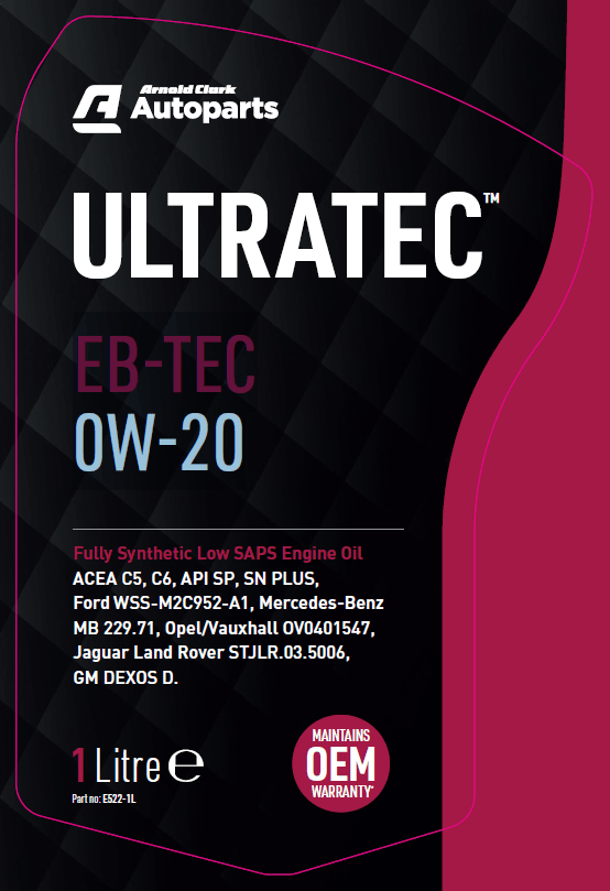 Ultratec EB-TEC 0W-20 1 Litre - E522-1L - 4Boats