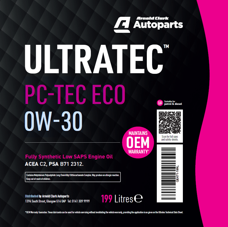 Ultratec PC-TEC ECO 0W-30 199 Litre Barrel - E471-199L - 4Boats