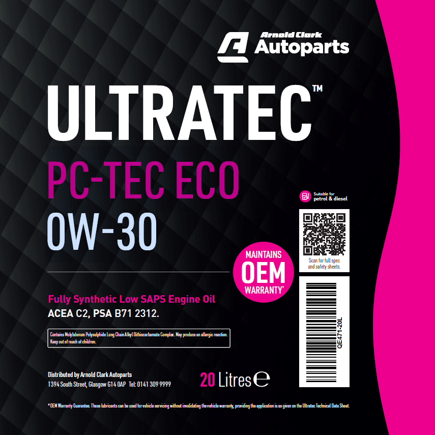 Ultratec PC-TEC ECO 0W-30 20 Litre - E471-20L - 4Boats